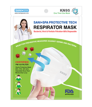 Certified KN95 (Pack of 20, Individually Packaged): GB2626-2006 Respirator Mask